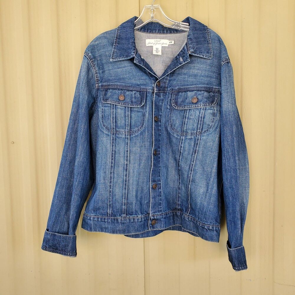 H&M Men’s Denim Jacket Size XL Classic Jean Jacket